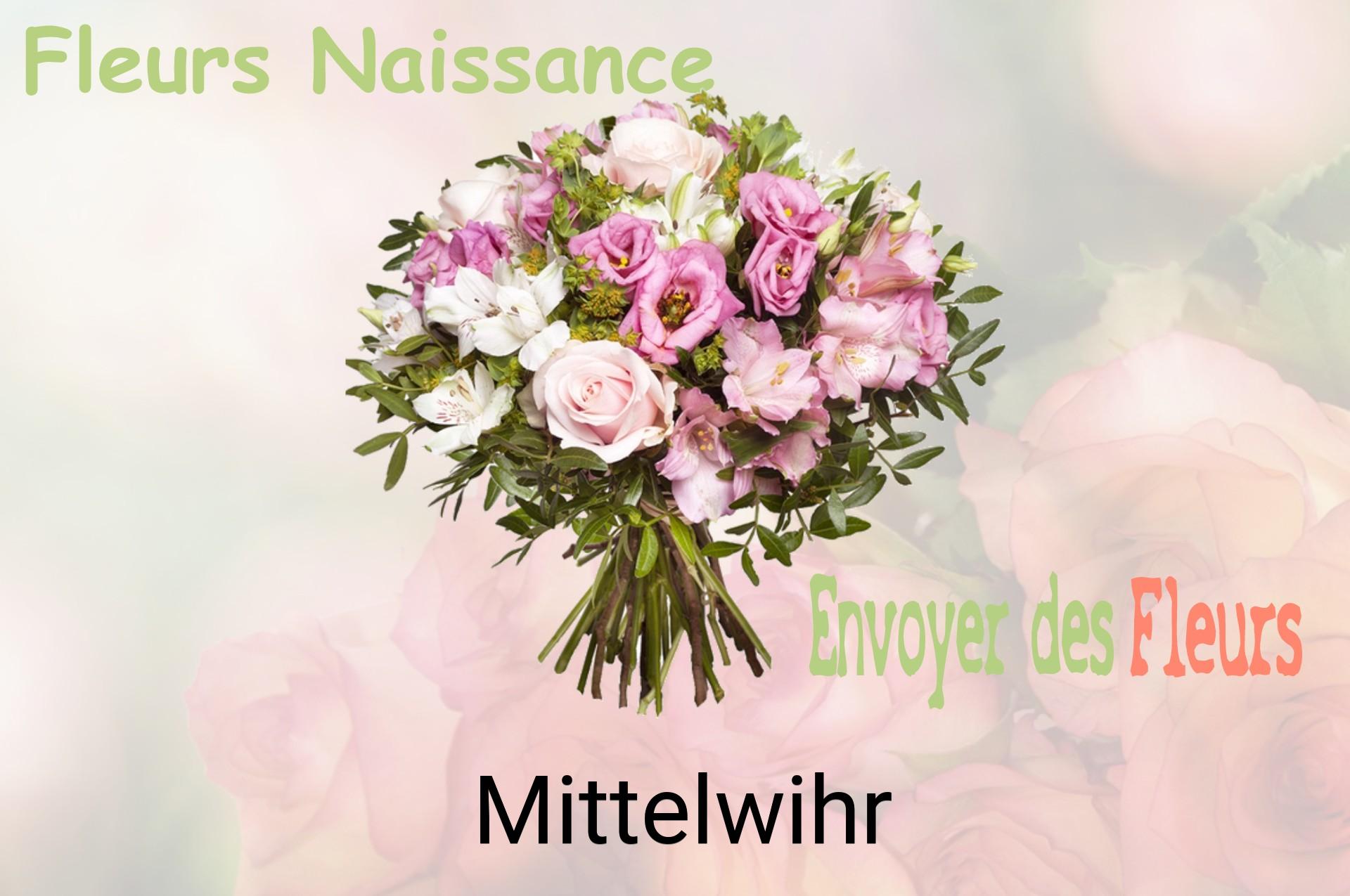 Bouquet de fleurs de naissance livré à Mittelwihr